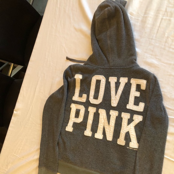 Pink Victoria secret hoodie - Picture 2 of 2
